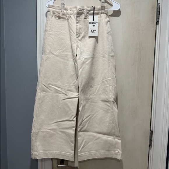 NWT OAT New York High Waist Wide Leg Pants - Picture 1 of 5